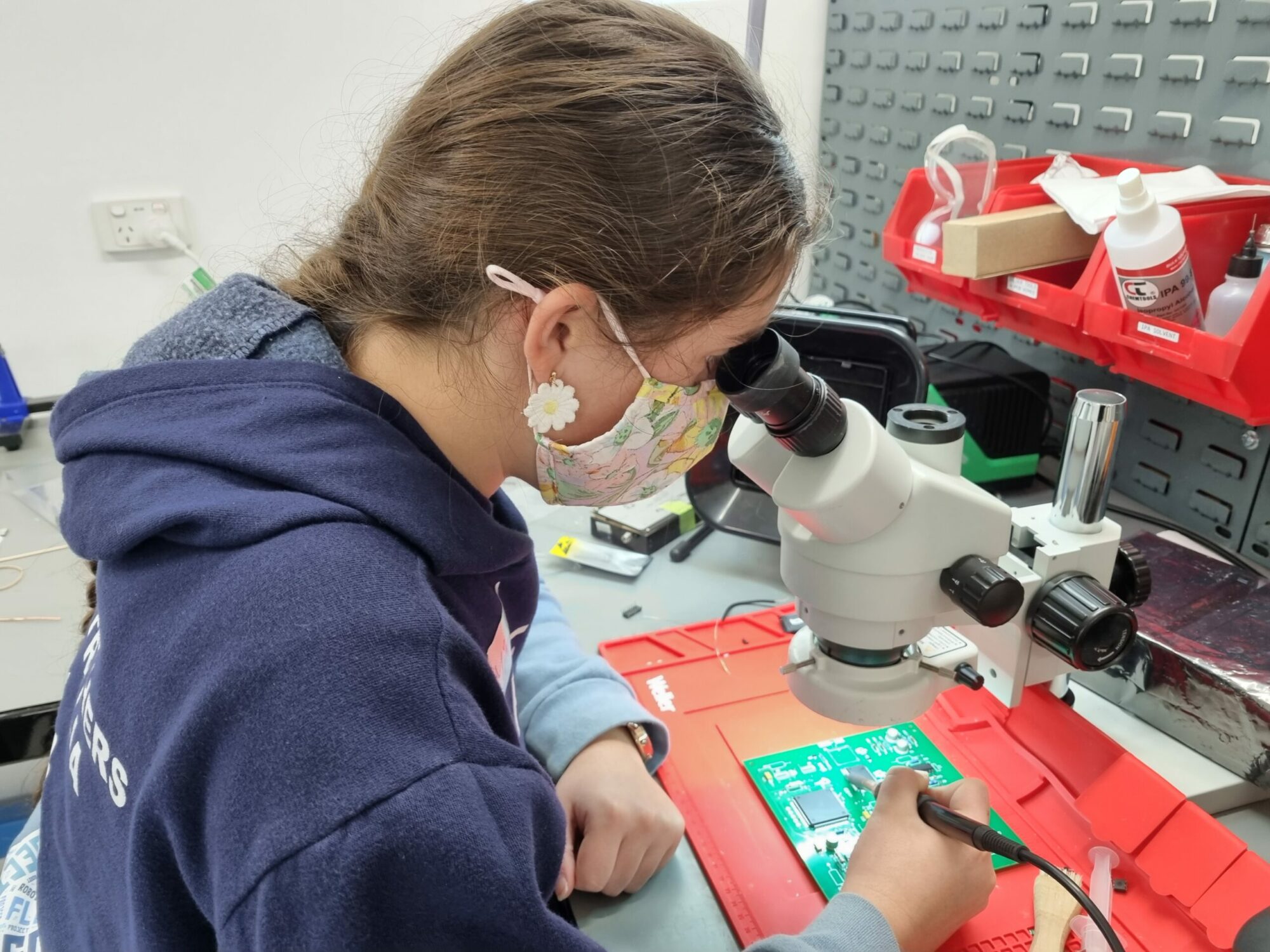 Meet Mim:  Work experience student and aspiring mechatronics engineer.